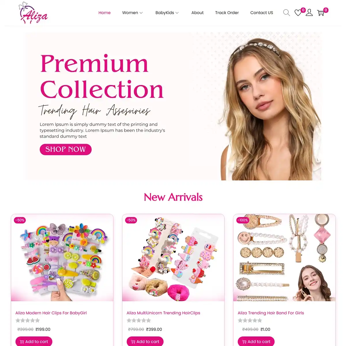 aliza-store-website